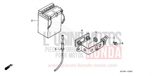BATTERIE (1) CG125W de 1998